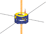 Cartoon of the IMAGE spacecraft