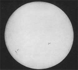 Daguerrotype of the Sun