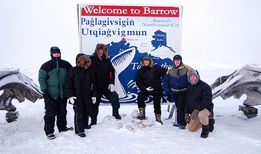 Top of the World image with the NASAs Sun Earth Connection Education team, who developed the education and public outreach for the Polar Gateway Conference.