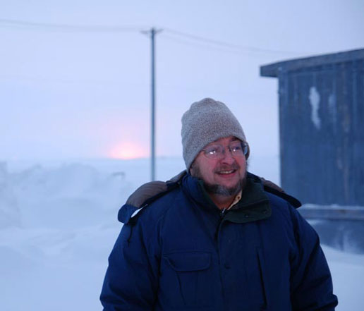 Dr. John F. Cooper-Heliospheric Physics Laboratory, NASA Goddard Space Flight Center-the Sun is approaching its appearance above the horizon.