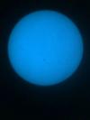 Photo of a Sunspot using a blue filter by K Anil Kumar