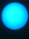 Photo of a Sunspot using a blue filter by K Anil Kumar