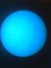 Photo of a Sunspot using a blue filter by K Anil Kumar