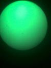 Photo of a Sunspot using a green filter by K Anil Kumar